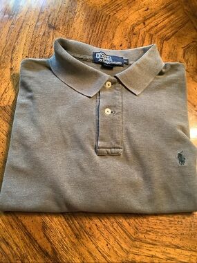 Polo by Ralph Lauren Men’s Gray Pique Polo Shirt